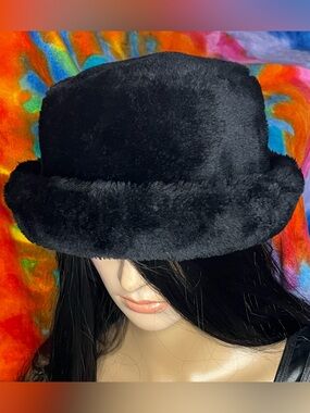 Fuzzy bucket hat